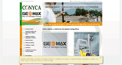 Desktop Screenshot of geomax.es