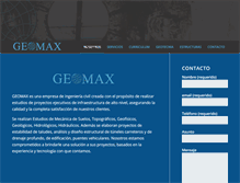 Tablet Screenshot of geomax.info